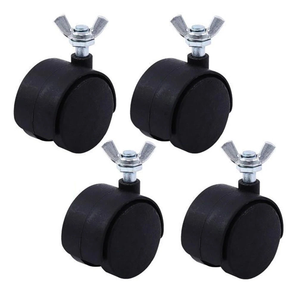 Set of 4 Swivel Casters for Diverse Applications