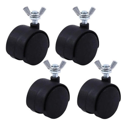 Set of 4 Swivel Casters for Diverse Applications