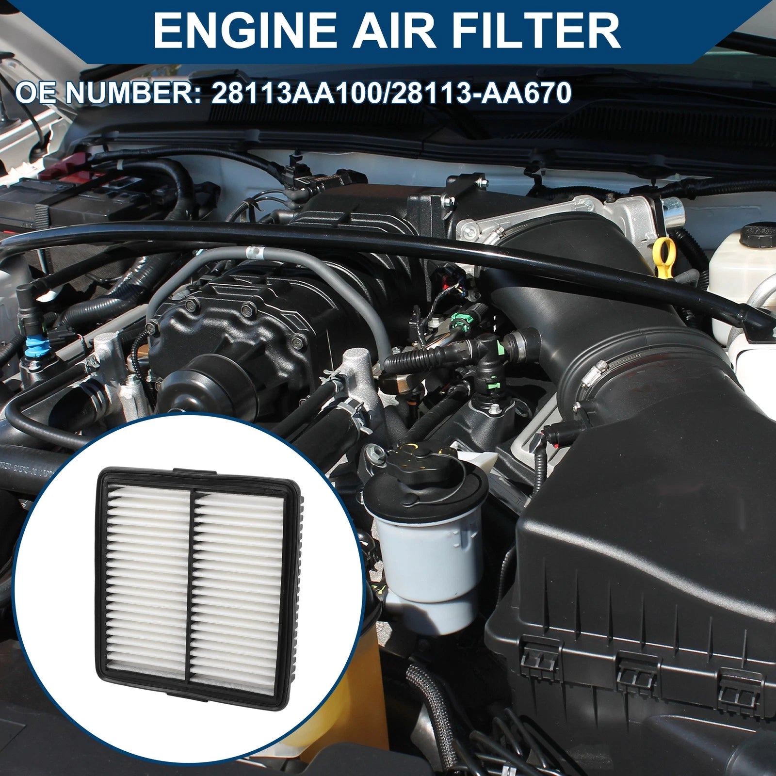 Engine Air Filter Replacement for Hyundai Elantra Elantra GT (2021–2024)