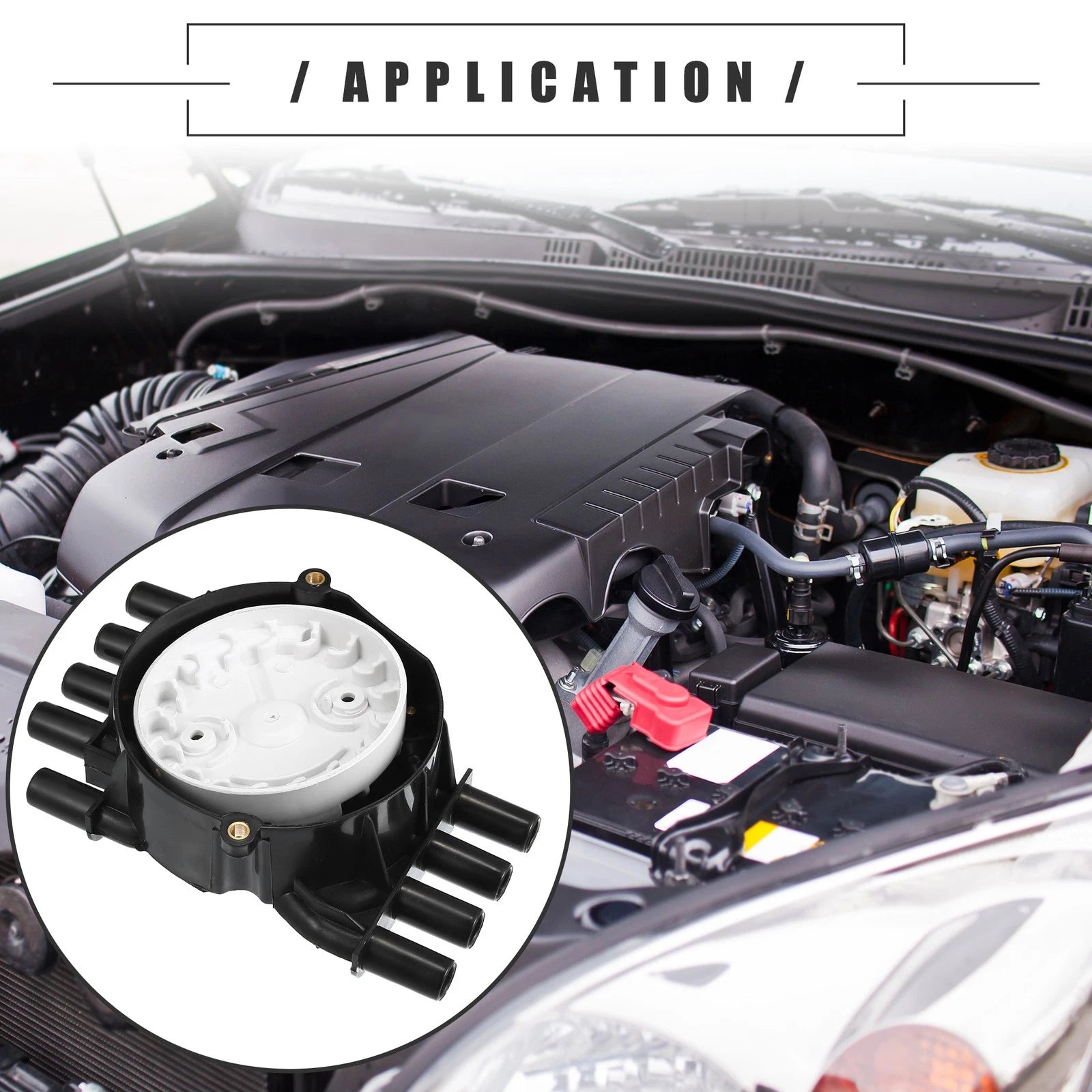 Ignition Distributor Set with Cap and Rotor Kit for Chevrolet (2001–2003)