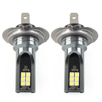 2Pcs H7 LED Headlight Bulbs for
