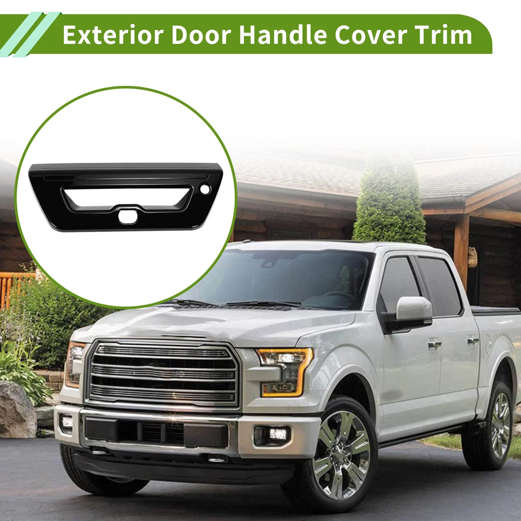 Exterior Trim Tailgate for Ford F150 (2015–2020) Gloss Black 1 Piece