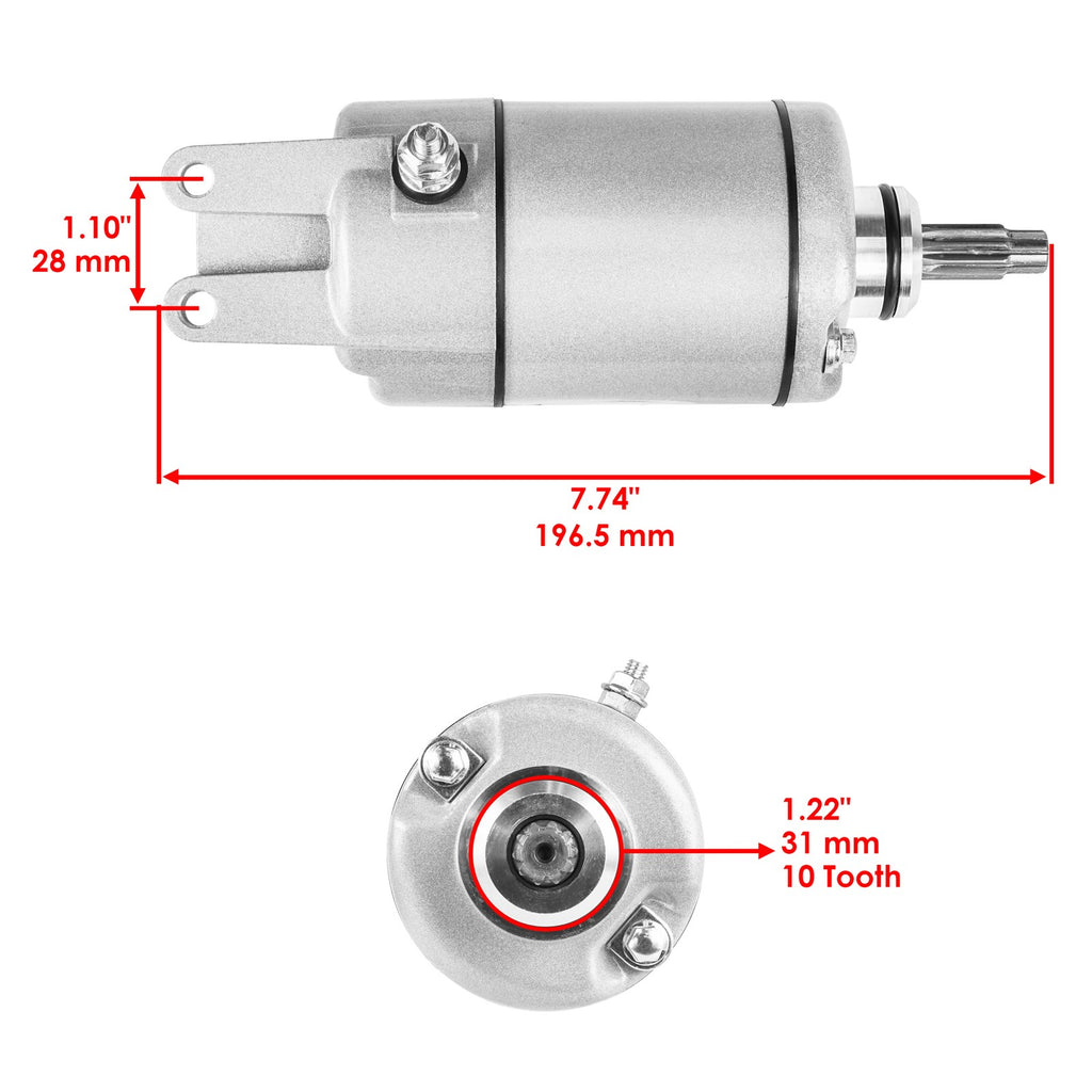 Starter Relay Solenoid Replacement for Honda TRX500 Fourtrax Foreman (2001–2014)