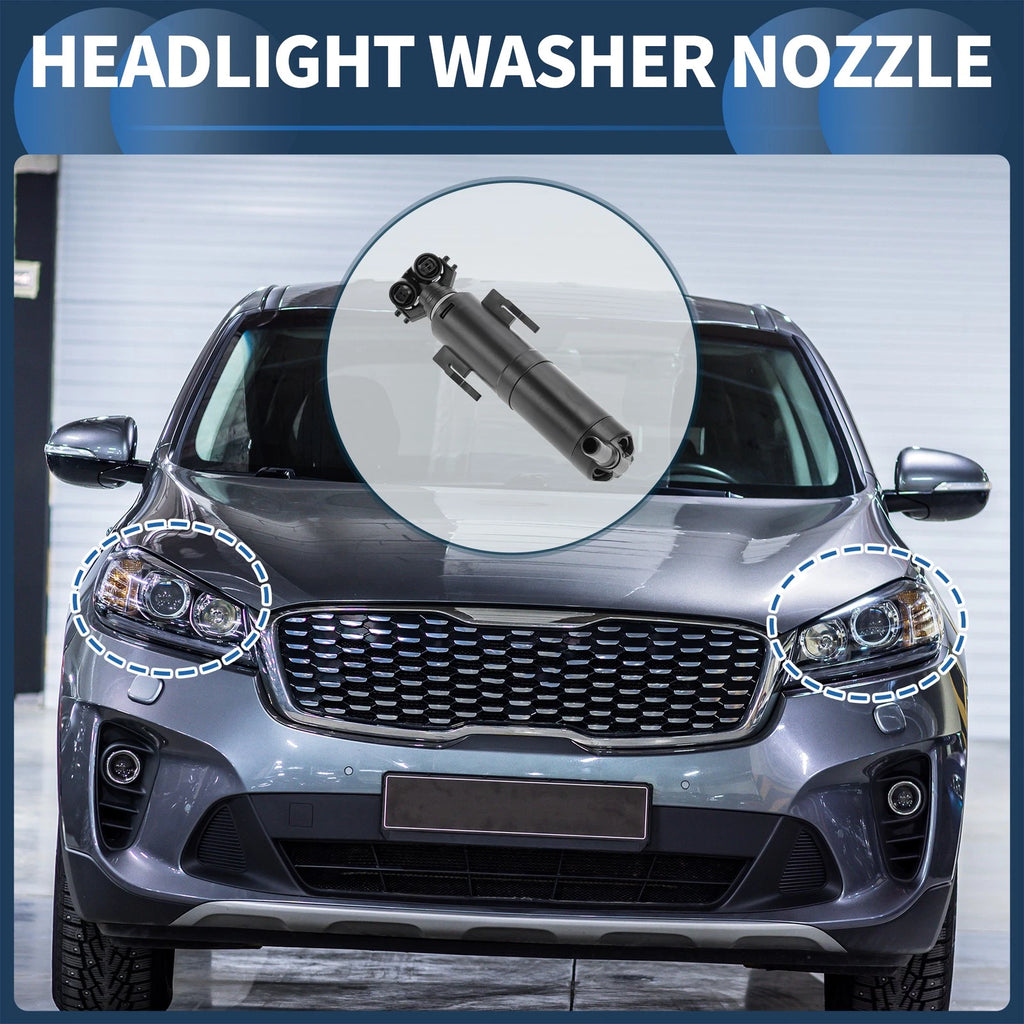 Headlight Washer Nozzle Driver Side Replacement for BMW X1 (2013–2015)