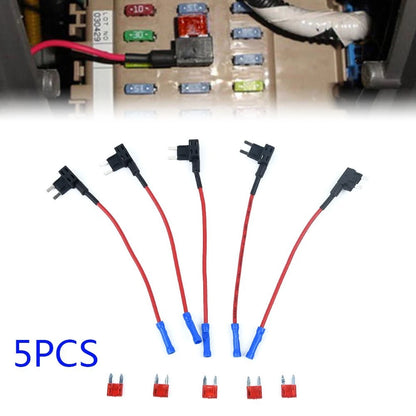 Mini Blade Fuse Holders for Universal Applications (AUX, Splice, Back Tap)