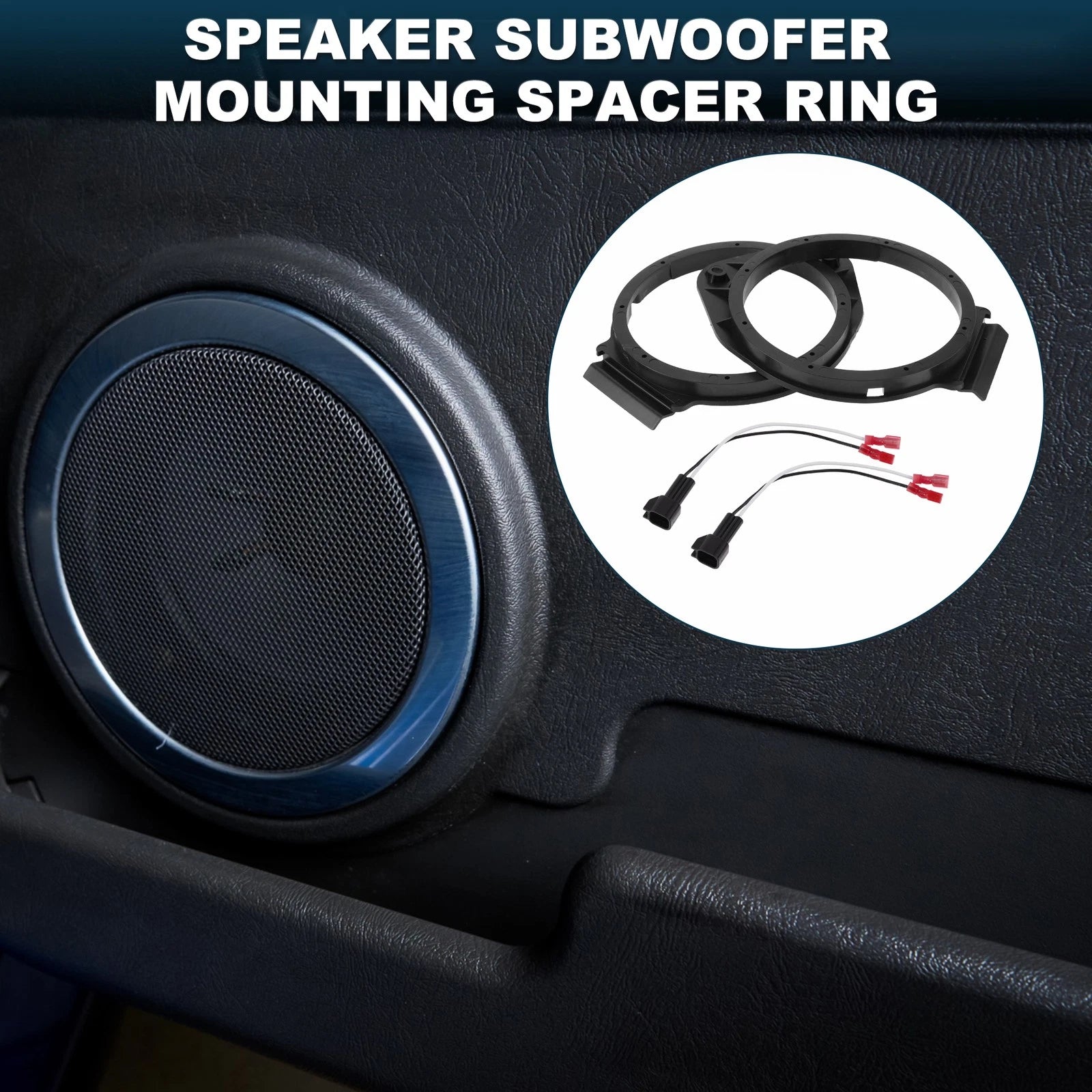 Tweeter Speaker Spacer Ring Replacement for GMC Sierra 1995–2006 2 Set