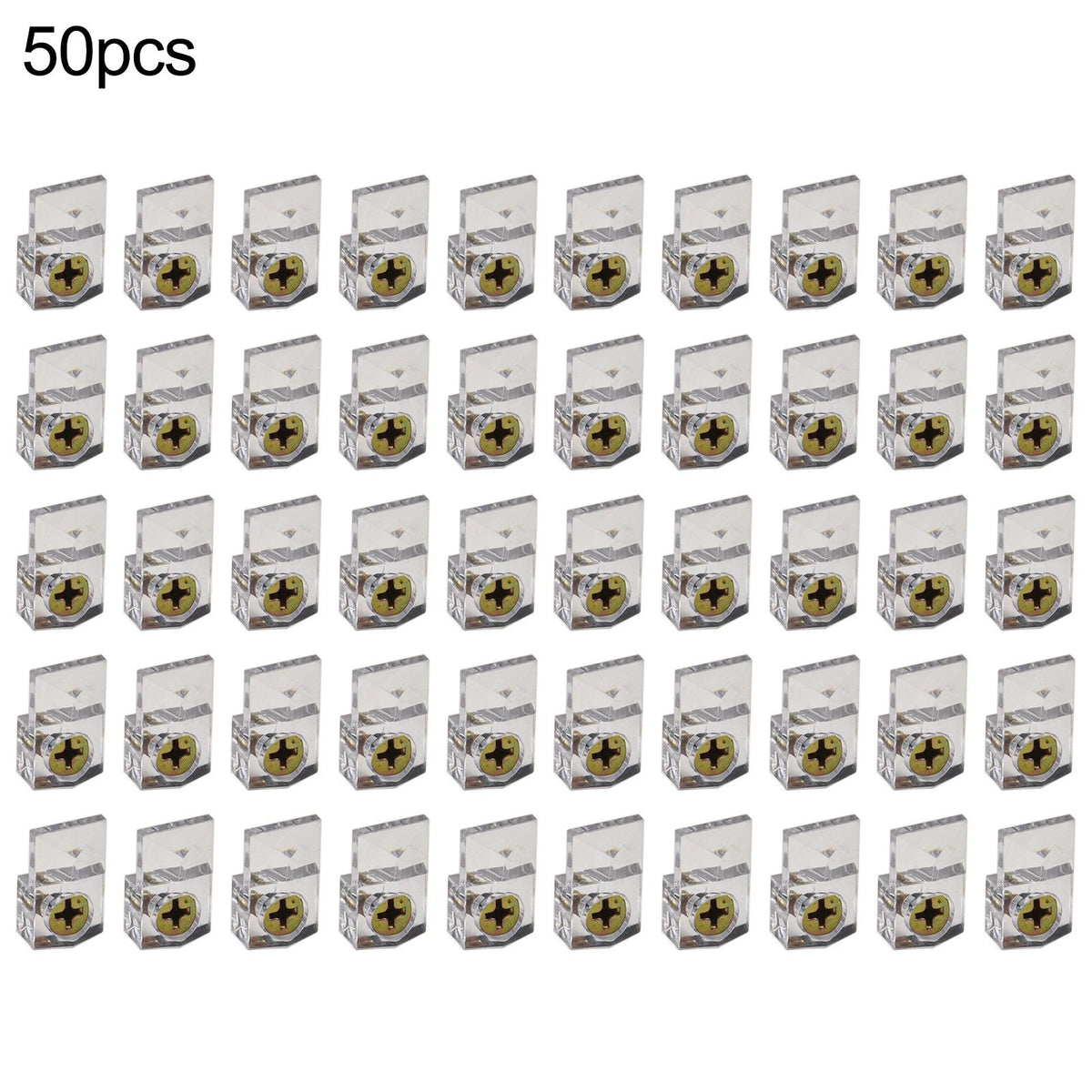 Set of 50 Mirror Clamps for Effortless Installation