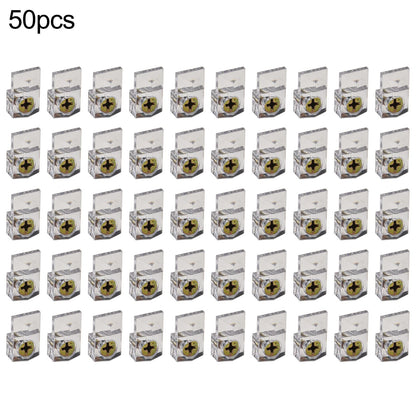 Set of 50 Mirror Clamps for Effortless Installation