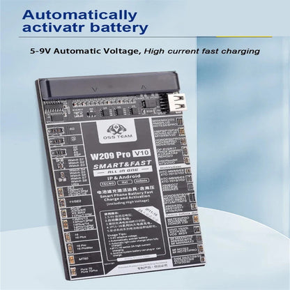 W209 Pro V10 Battery Activation Test Board for iPhone 11-16 Series