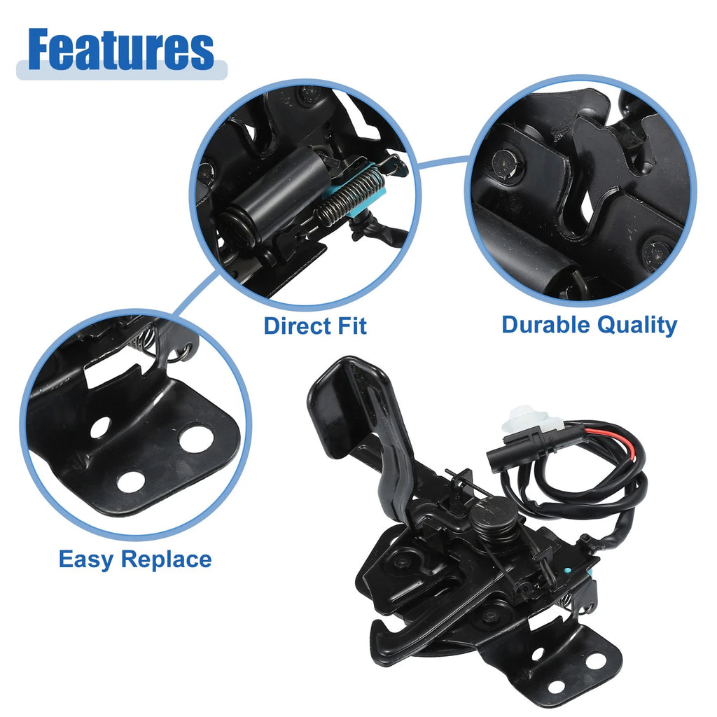 Hood Latch Assembly for Hyundai Elantra (2017–2018)
