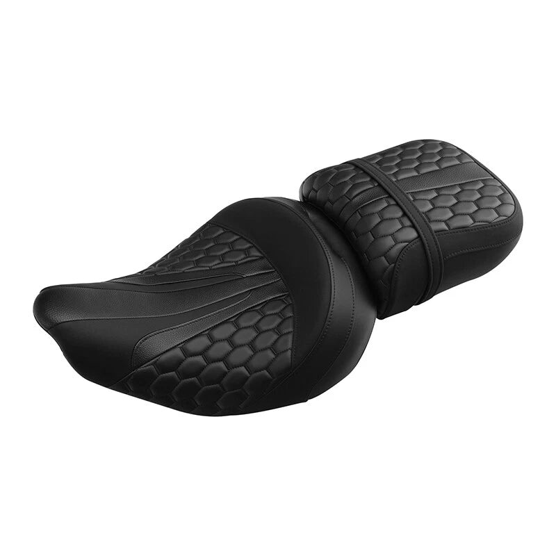 Black Driver Passenger Seat for Indian Roadmaster Chieftain (2014–2024)