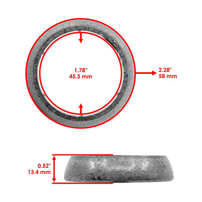Exhaust Pipe Flexible Gasket for Honda Pioneer 1000 SXS 2016–2024