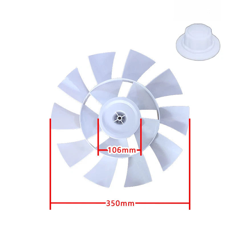 Dual Layer ABS Fan Components Kit for 12 Inch and 14 Inch Floor Fans