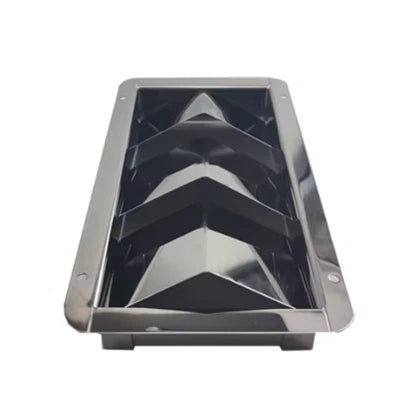 Ducting Vents for Marine Application (Stainless Steel, Polished Silver)