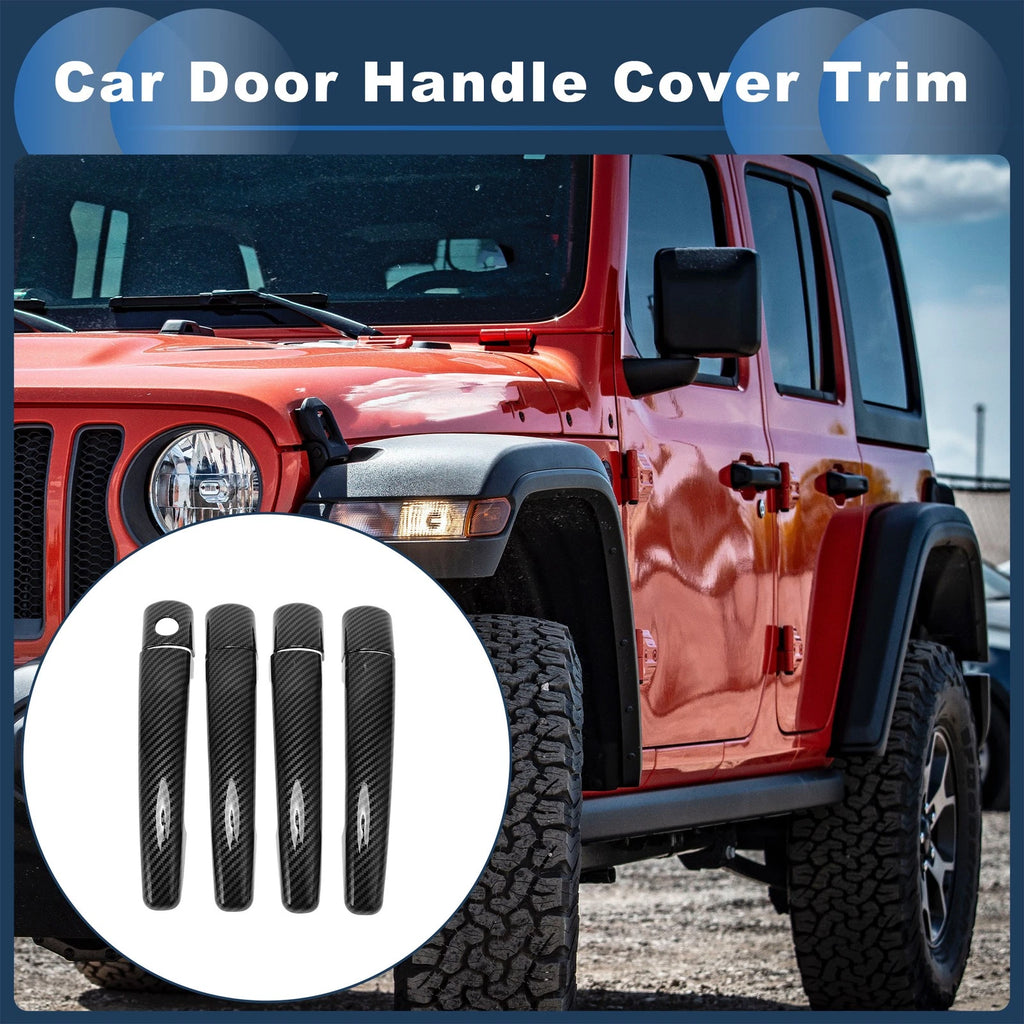 Door Handle Cover Trim Side Front for Chevy Malibu 2013–2015 Black