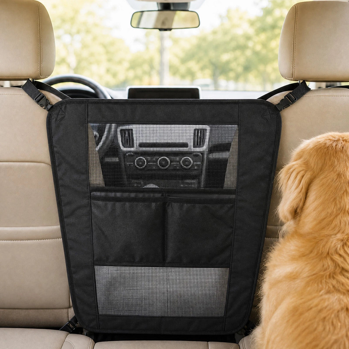 Dog Car Barrier Rear Seat Divider Net for Universal Fit (2010–2023)