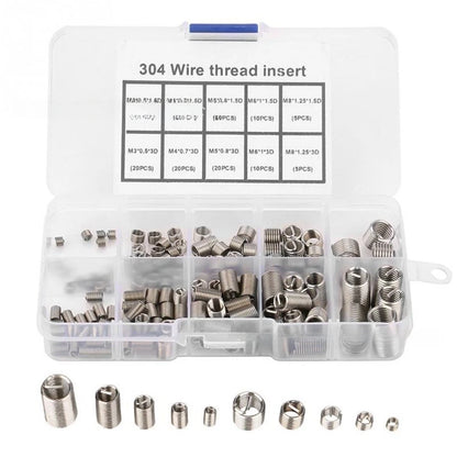 150PCS Stainless Steel Thread Repair Kit for Automotive Applications