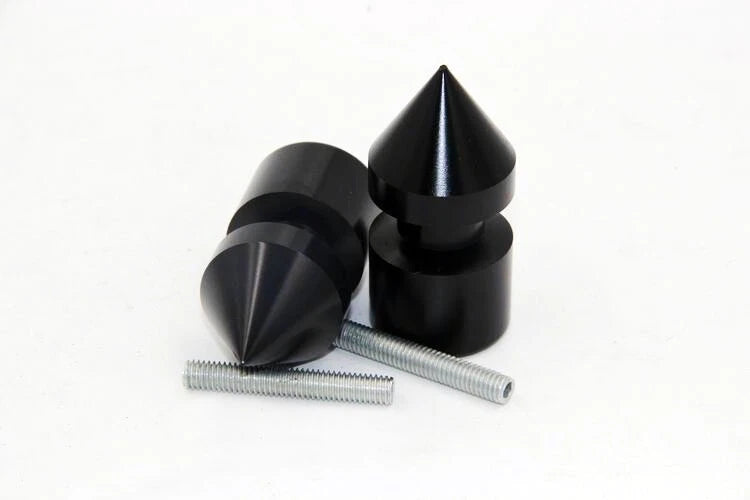 Black Spike Swingarm Spools 6mm Thread for Aprilia Dorsoduro 750 (2008–2009)