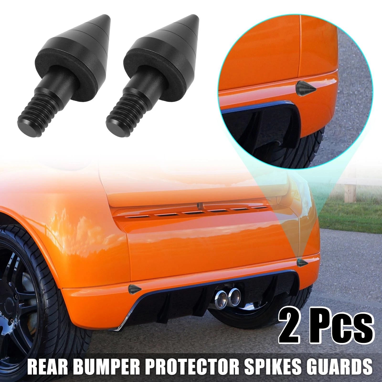 Rear Bumper Protector Guard Set for Mercedes-Benz Smart Fortwo (2016–2023)