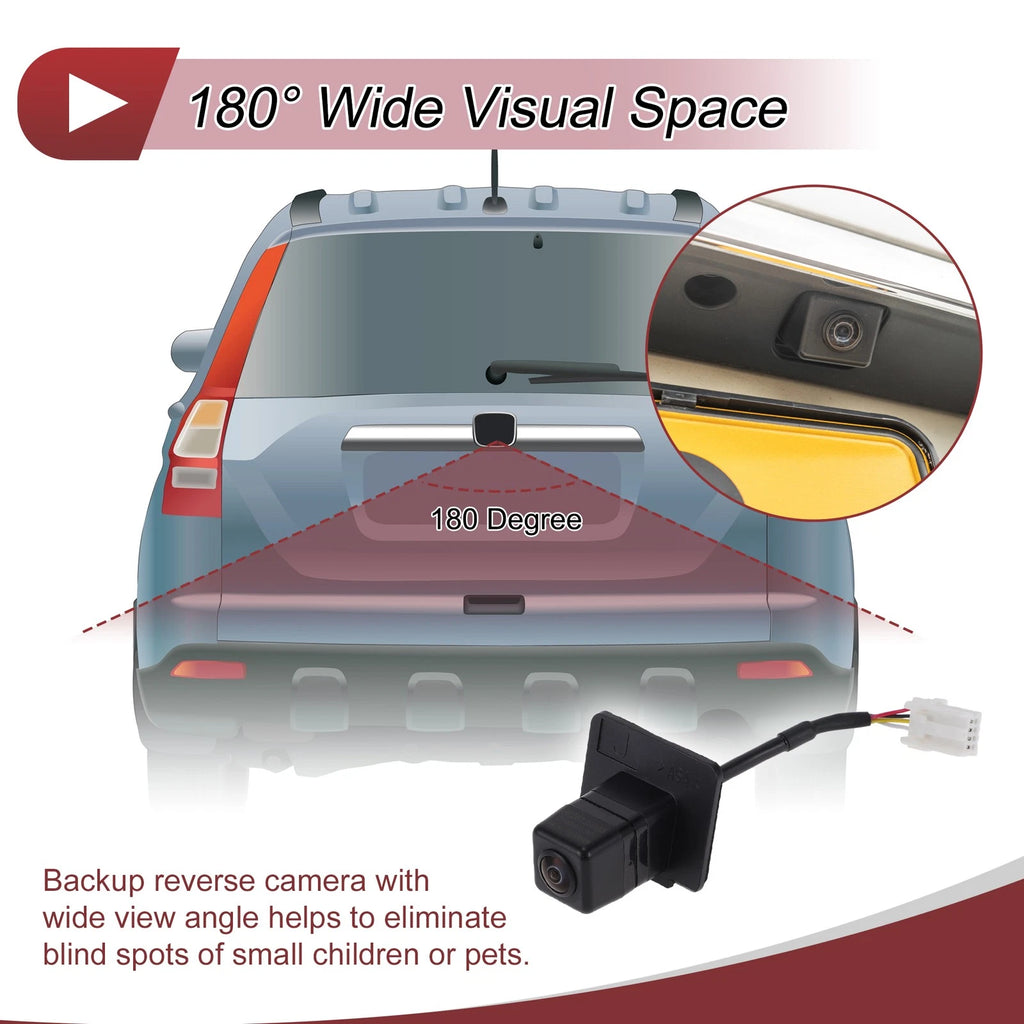 Rear View Camera Backup Reverse Camera 120-180 Degree for Subaru Forester (2014)