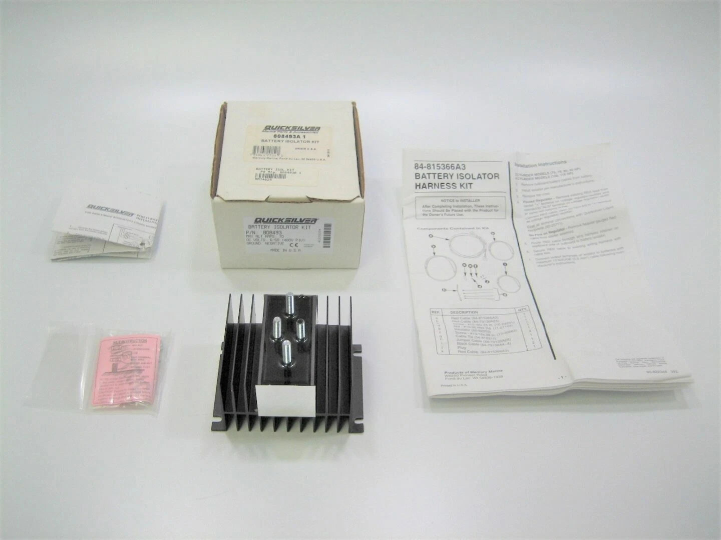 Battery Isolator Kit for Mercury 225 EFI 2003–2006 (808493A1)