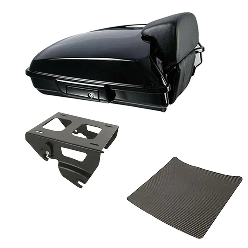 Razor Trunk Backrest Solo Mount Rack for Harley Touring Electra Glide (2014–2026)
