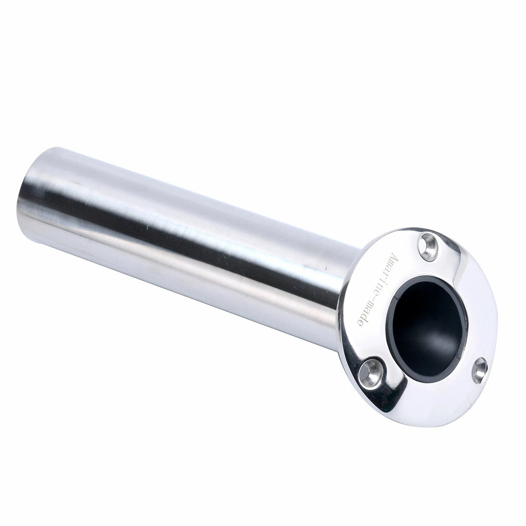2X Flush Mount Fishing Rod Holder for Amarine Made (30 Degree, 316 Stainless Steel)