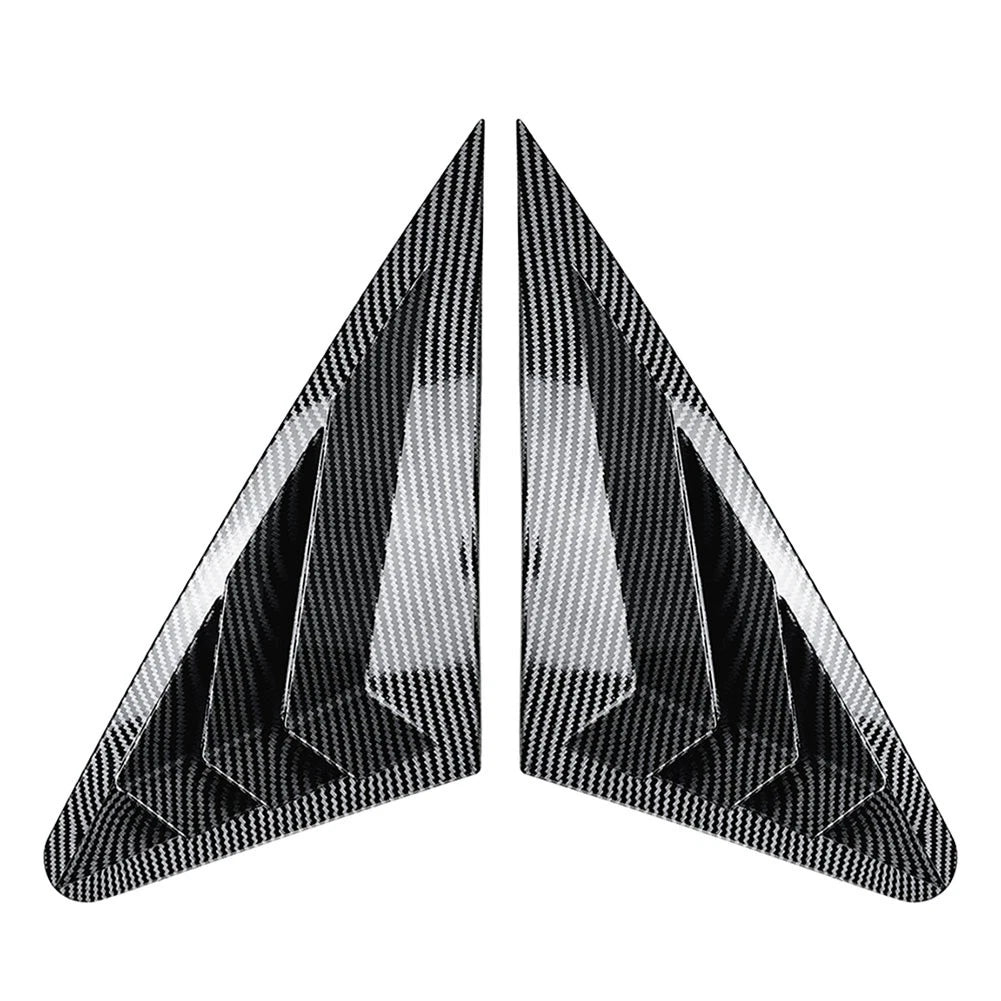 Carbon Look Rear Window Louver Shutter Cover for Audi A3 S3 RS3 (2014–2020)
