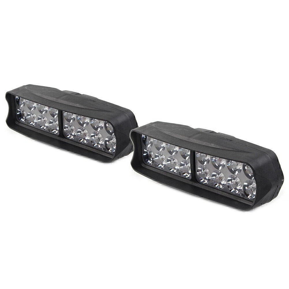 2X 16-LED Motorcycle Headlight Spot Fog Light for UTV ATV