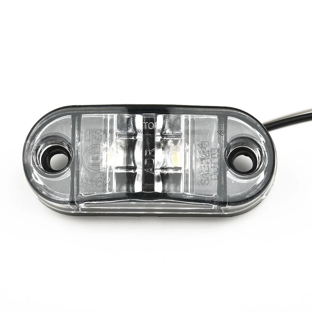 1x White LED Side Marker Light for Car Truck Trailer (Replacement)