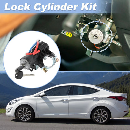 Ignition Lock Switch and Door Lock w/ Key for Hyundai Elantra (2017–2020) 81905F2230