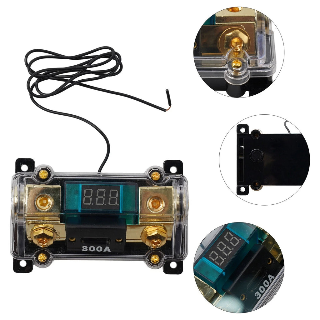 300 Amp ANL Fuse Holder for M3 Thread (LED Digital Display)