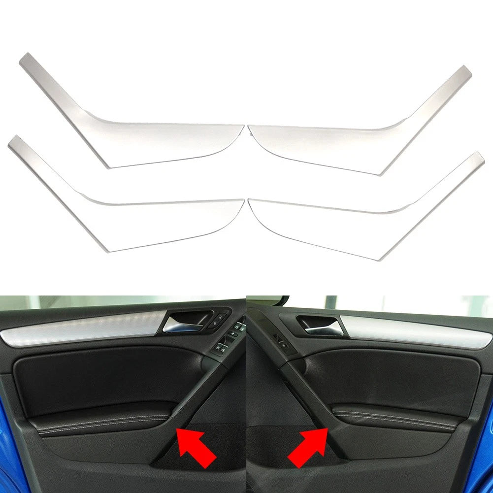 Set of 4 Door Handle Trim Covers for VW Golf MK6 (2009–2013)