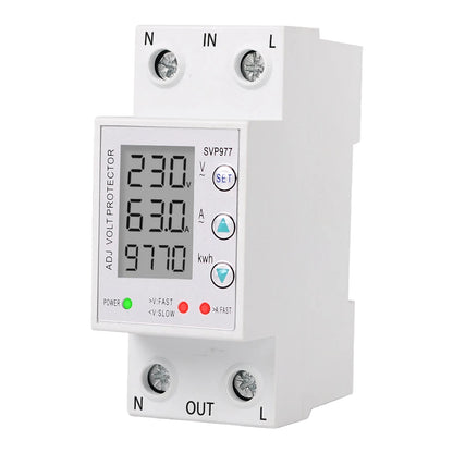 Adjustable 3-in-1 Smart Breaker for Surge Protection (220V 230V AC)