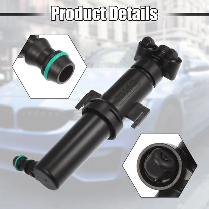 Front Left Headlight Washer Nozzle for Audi A3 (2009–2013) 8P0955985A Black