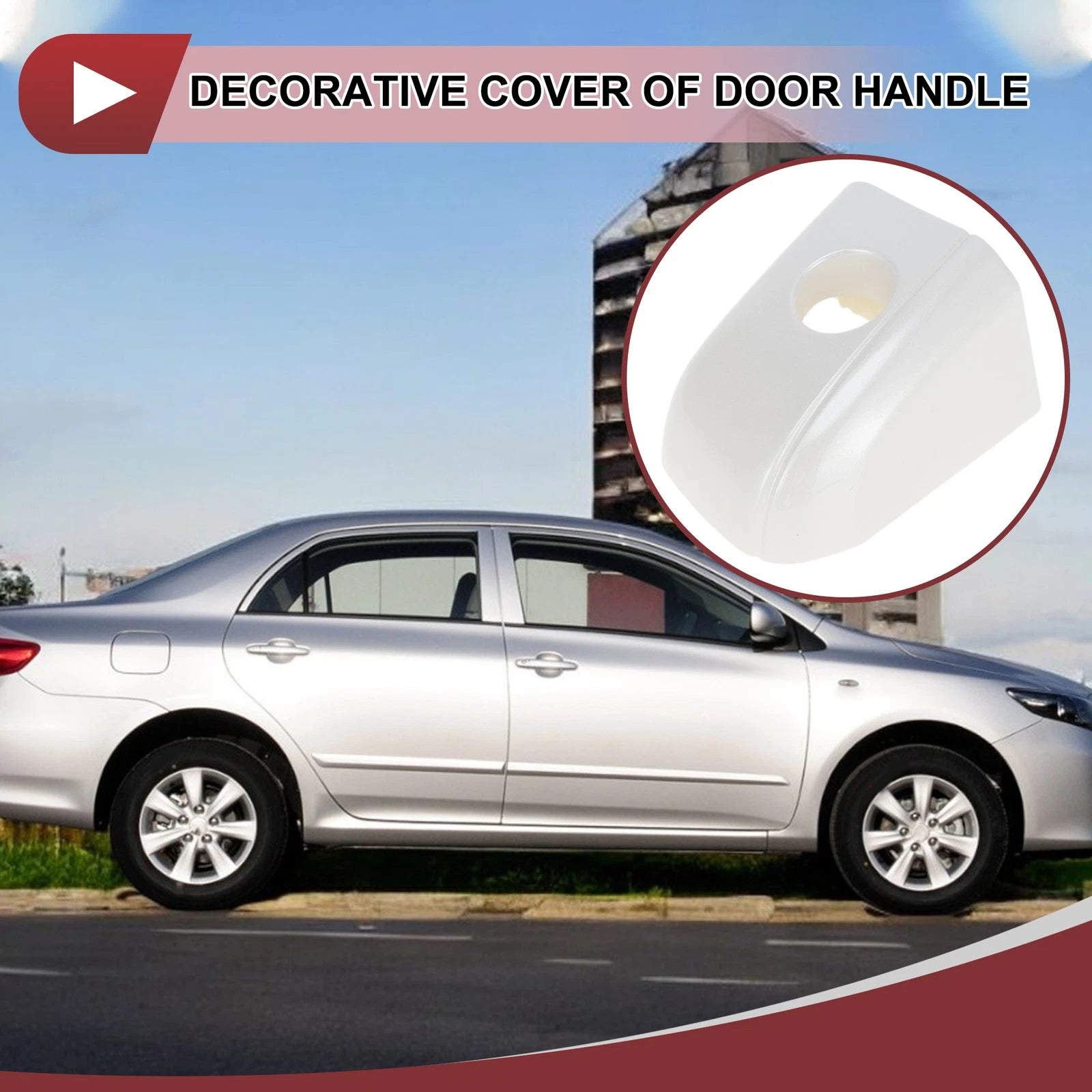 Front Left Car Exterior Door Handle Replacement for Honda Accord (2018–2020)
