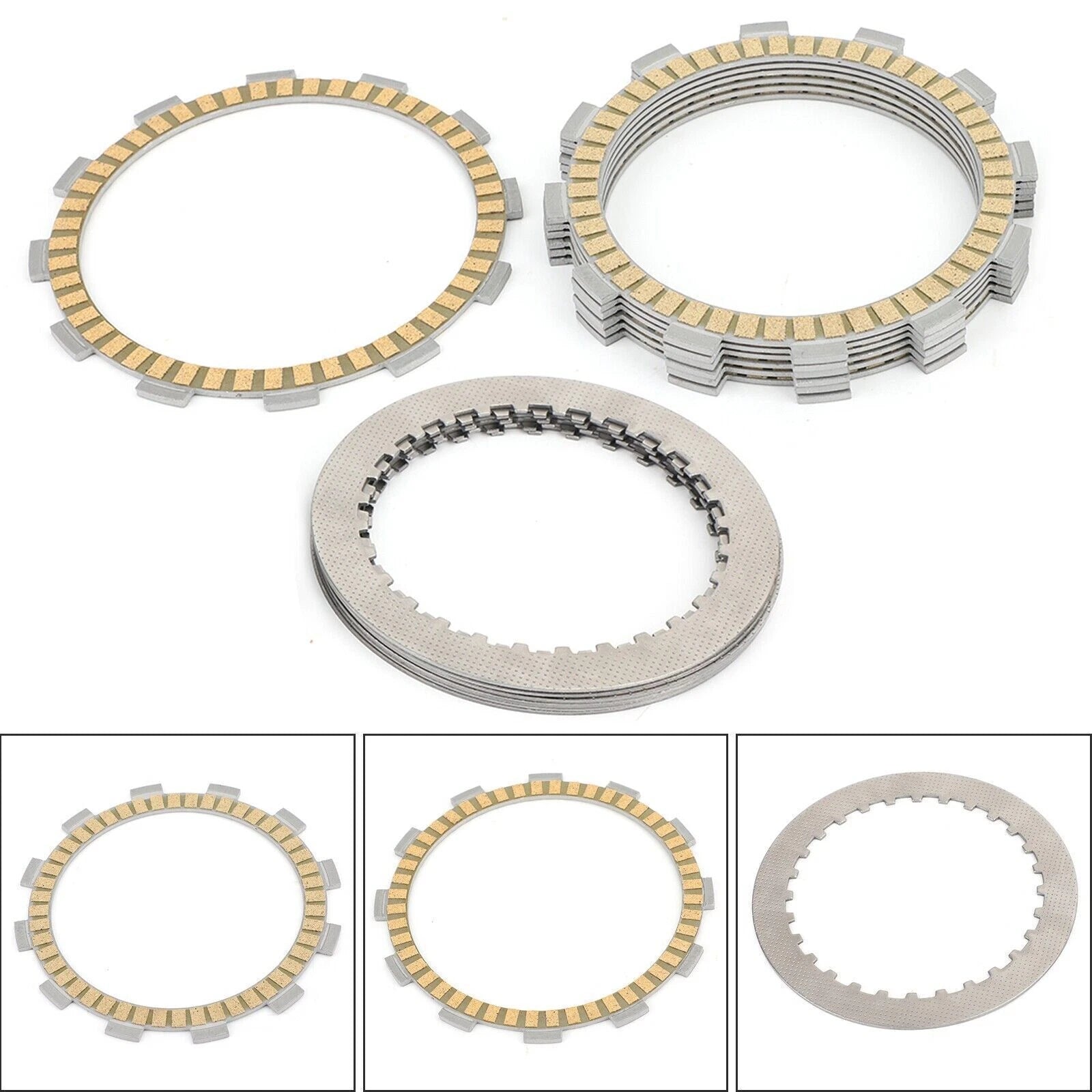 Clutch Kit Steel & Friction Plates for Suzuki Boulevard VS VL VZ 400 750 800 (T9)