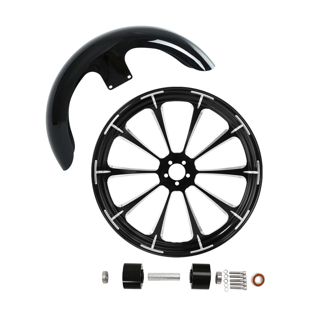 21" Front Wheel Rim Dual Hub for Harley Touring Glide (2008–2013)