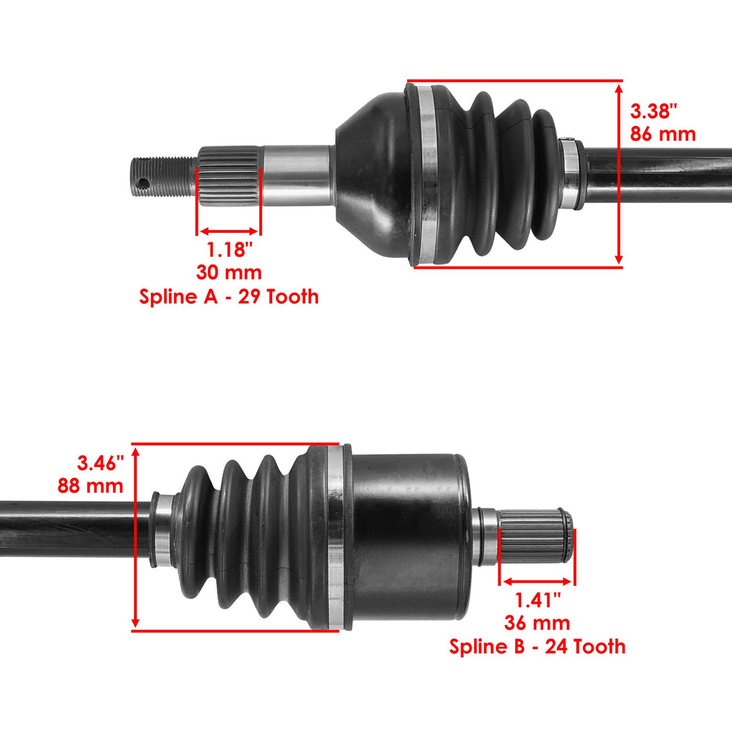 CV Joint Axle Rear Left/Right Replacement for Can-Am Defender (2020–2024)