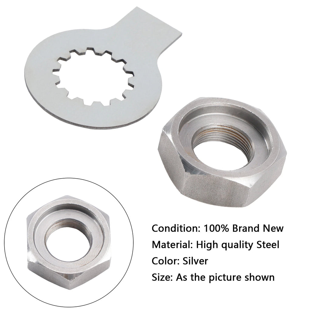 Front Sprocket Nut Lock Washer Tab Kit for Yamaha R6 YZF 600 1000 TDM 850 (1999–2023)