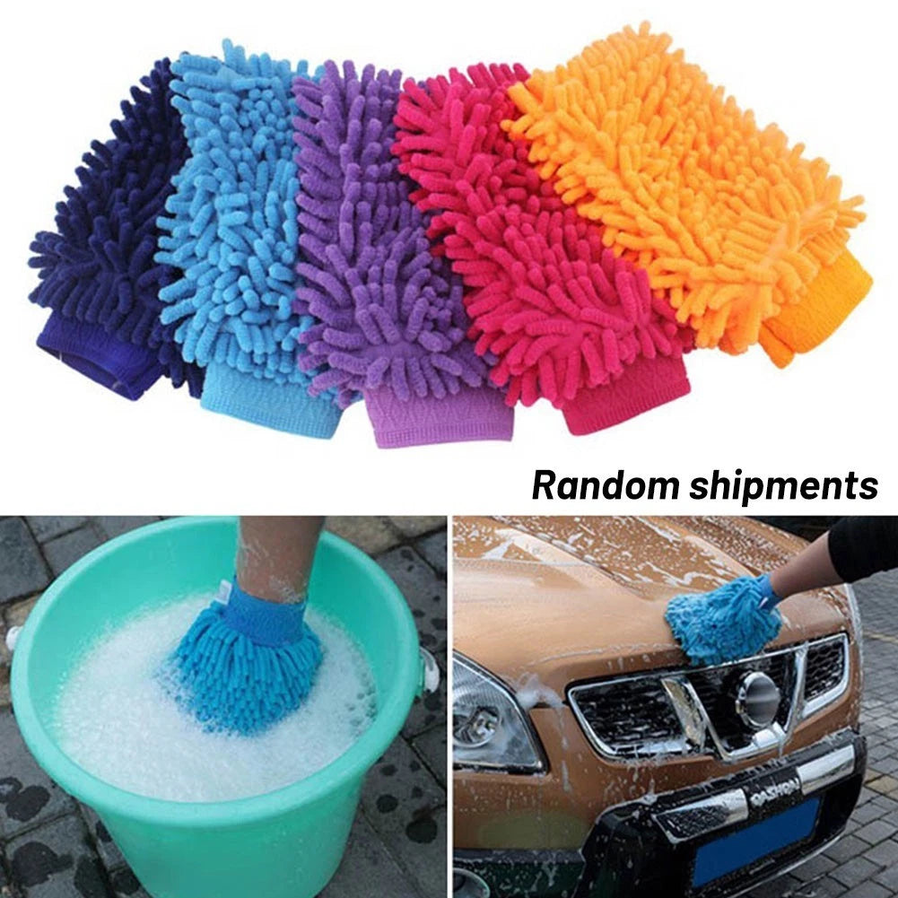 Microfiber Washing Gloves for Car Cleaning (1Pc)