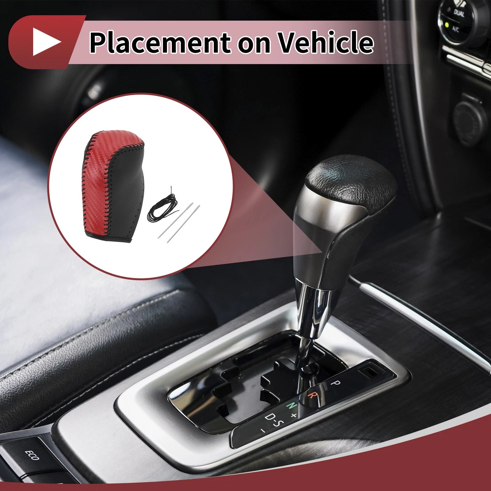 Gear Shift Knob Cover Replacement for Toyota Corolla (2014–2018)