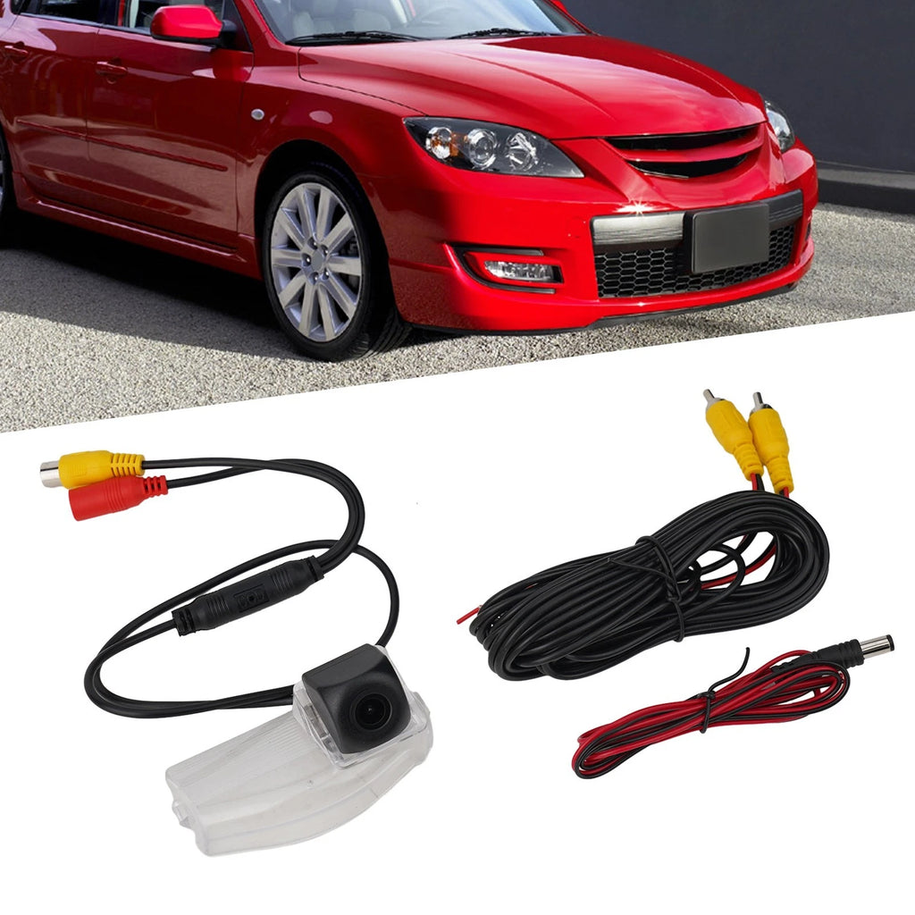 720P Rear View Backup Camera for Mazda 3 BL (2003–2013) & Mazda 2 (2007–2015)