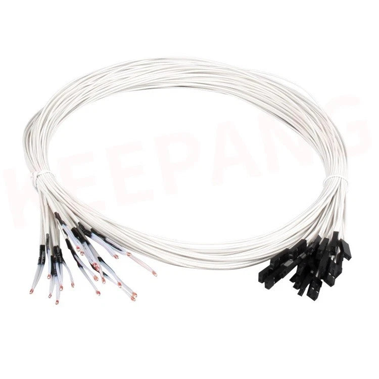 5-Pack NTC 3950 Thermistor 100K with 1 Meter Wire for 3D Printer