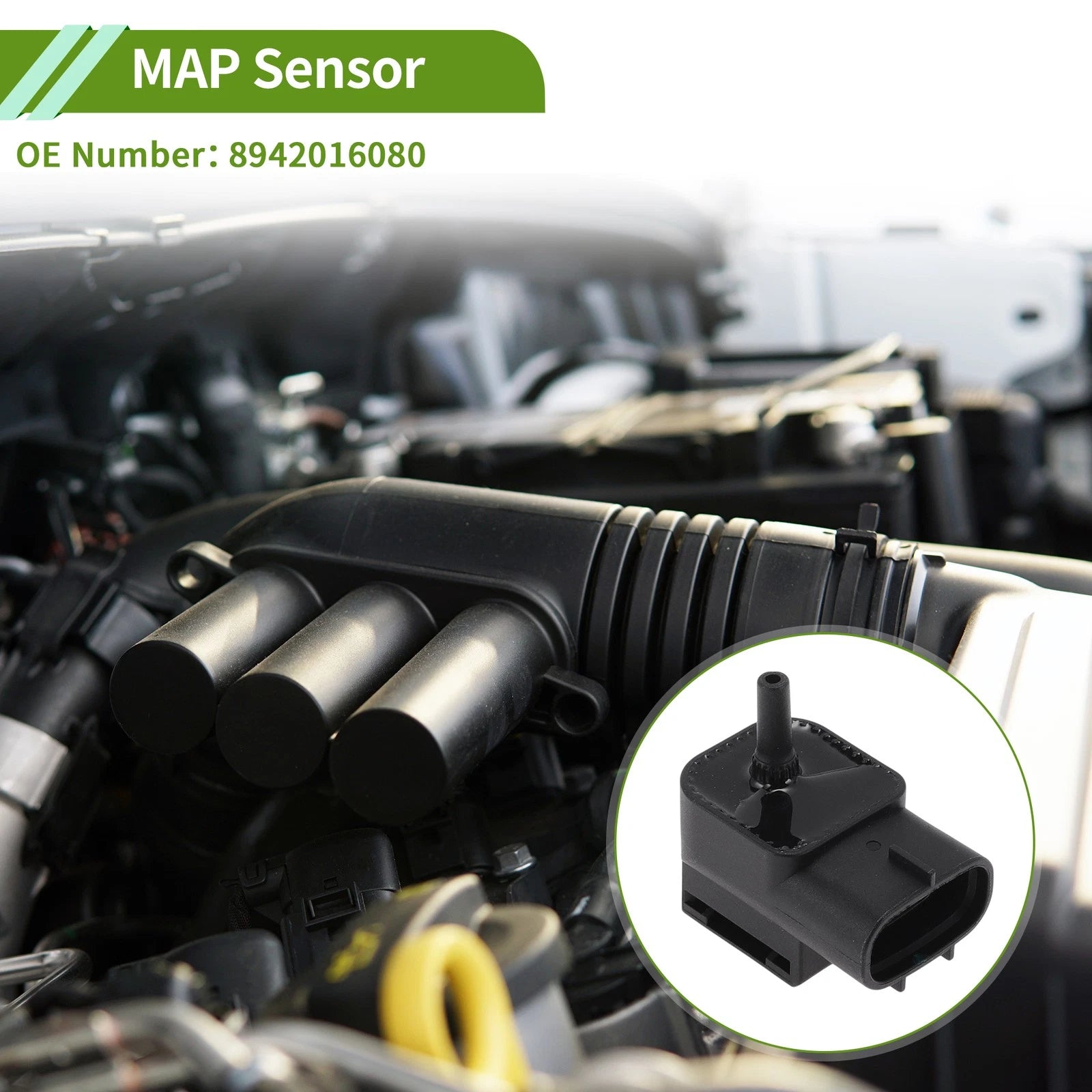 Manifold Absolute Pressure MAP Sensor Replacement for Toyota Tercel (1996–2003)