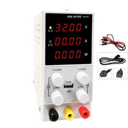30V 10A Regulated Switching Power Supply for Electronics Testing