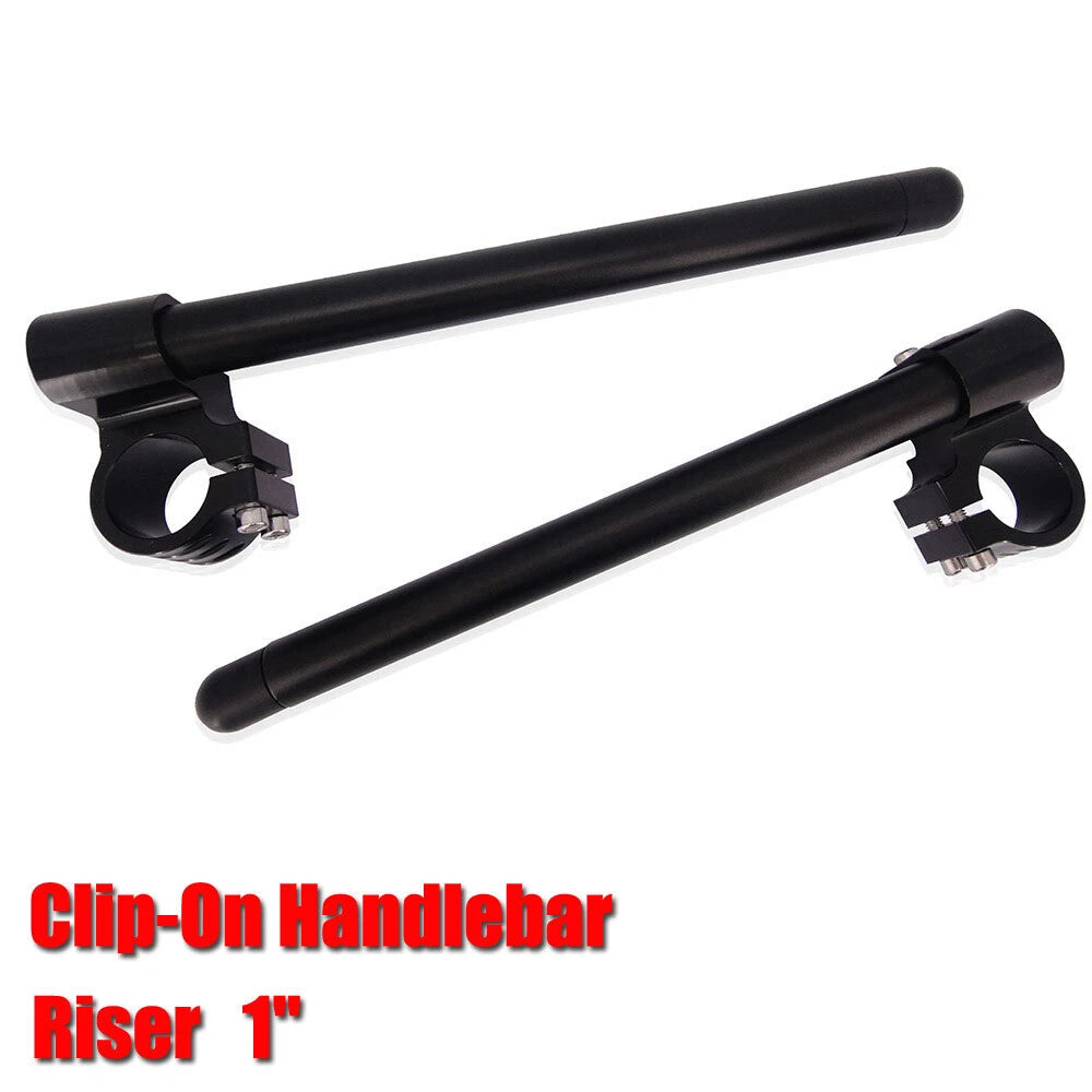 CNC Billet 1" Raised Clip-On Handlebars for Ducati 916/996/998 (1994–2002)