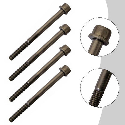 4Pcs Chainsaw Bolt Screws for Husqvarna 136 137 141 (Compatible)