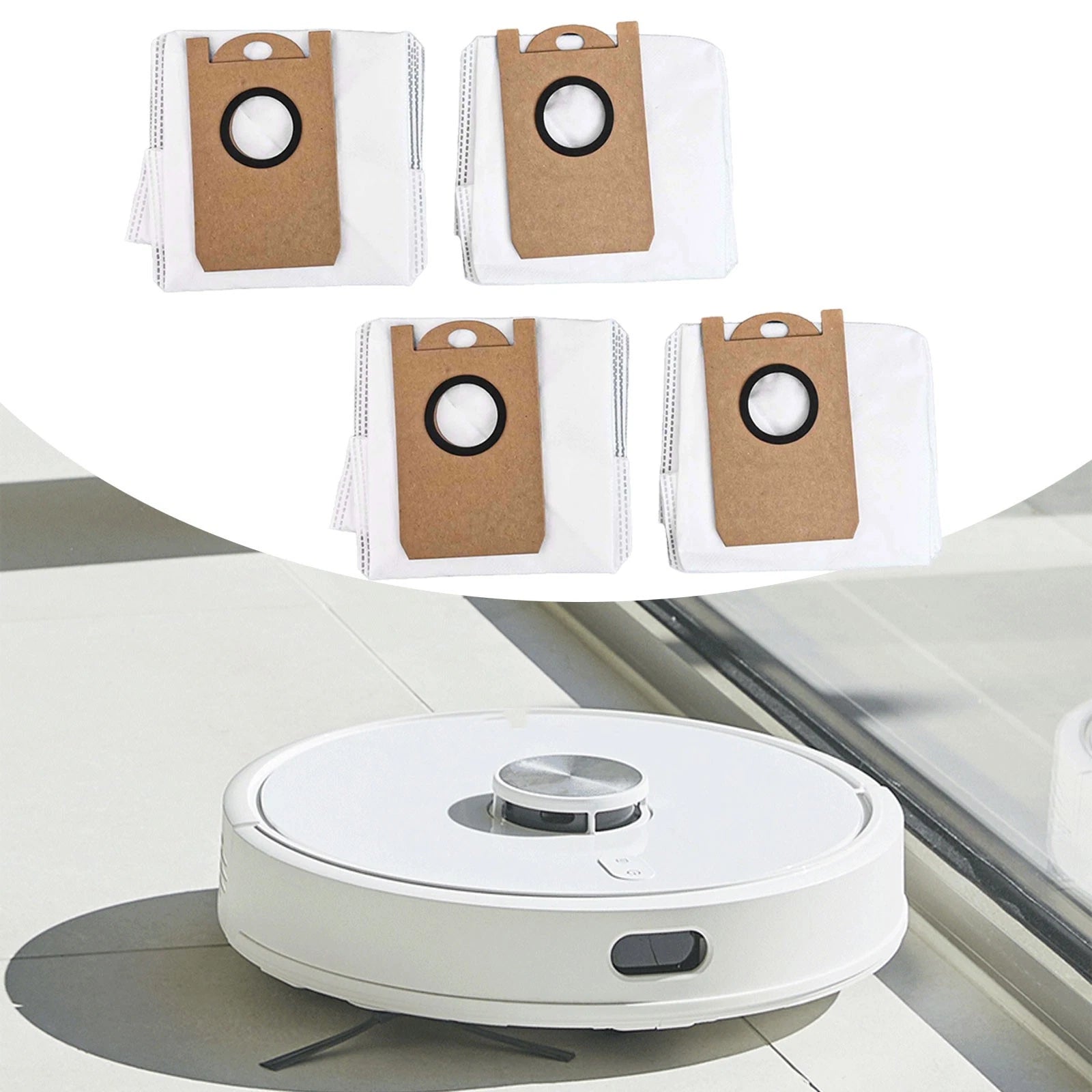 Replacement Dust Bags for Robot Vacuum (Compatible with )