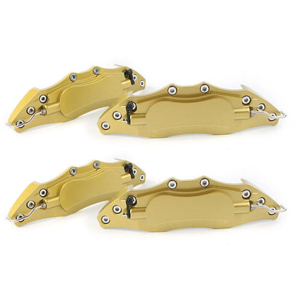 Set of 4 Car Disc Brake Caliper Covers 3D Style Gold Universal